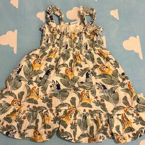 Bluey Smock Dress 18mo- Gently Used